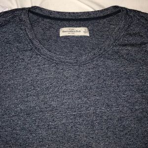 Abercrombie Heather Blue Crop Top